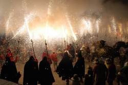 Sitges fire run Correfoc Festa