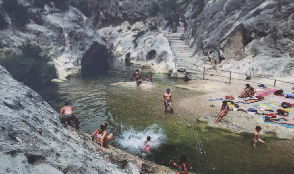 La Fontcalda, near Barcelona, summer swimming