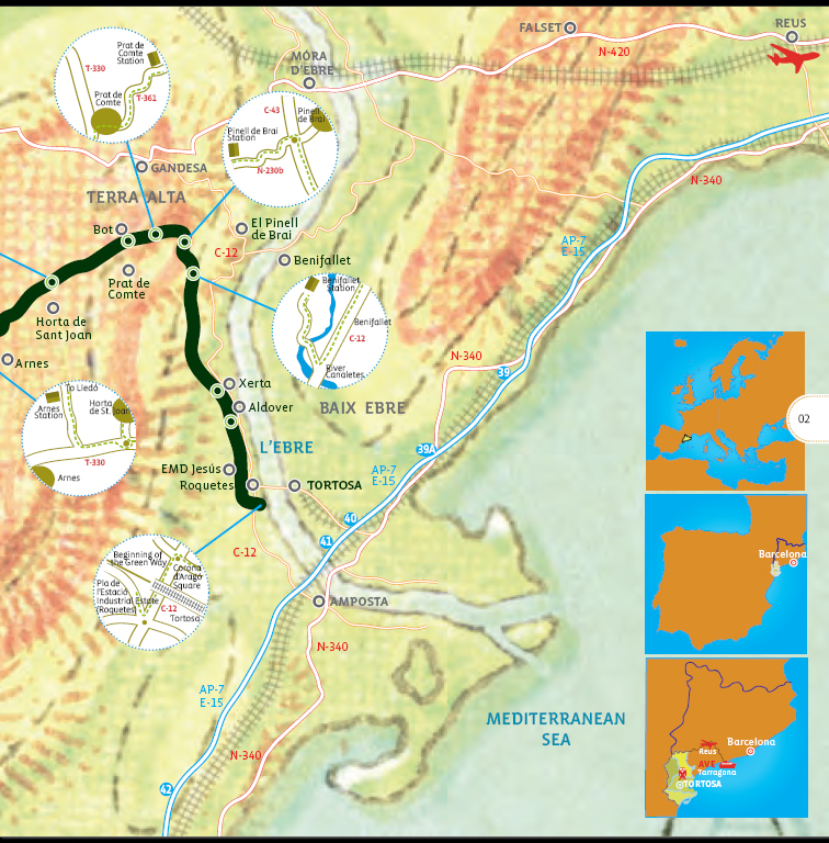 The Greenway Map Diagram