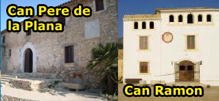 Can Pere de la Plana – Can Ramon : Farmhouses Sitges