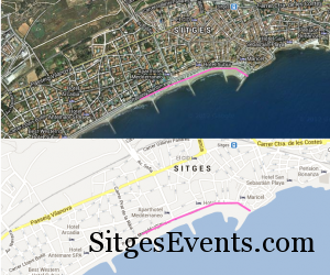 2013 Sitges Gay Pride Route