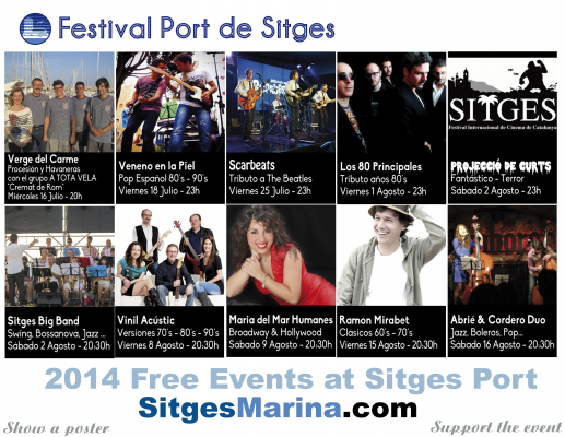 POPULAR MUSIC EVENTS IN SITGES