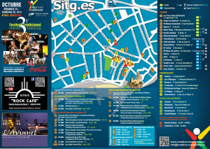 Sitges Irish Catalan Event 2014 Map