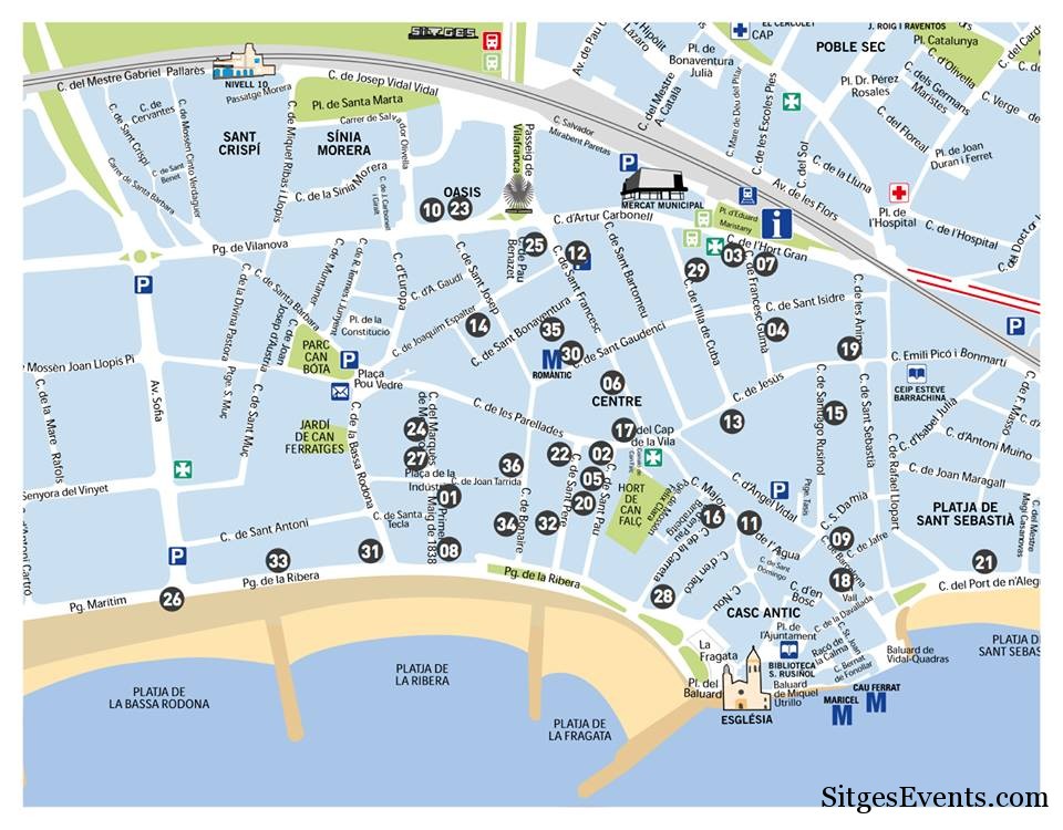 Sitges Gay Map 91